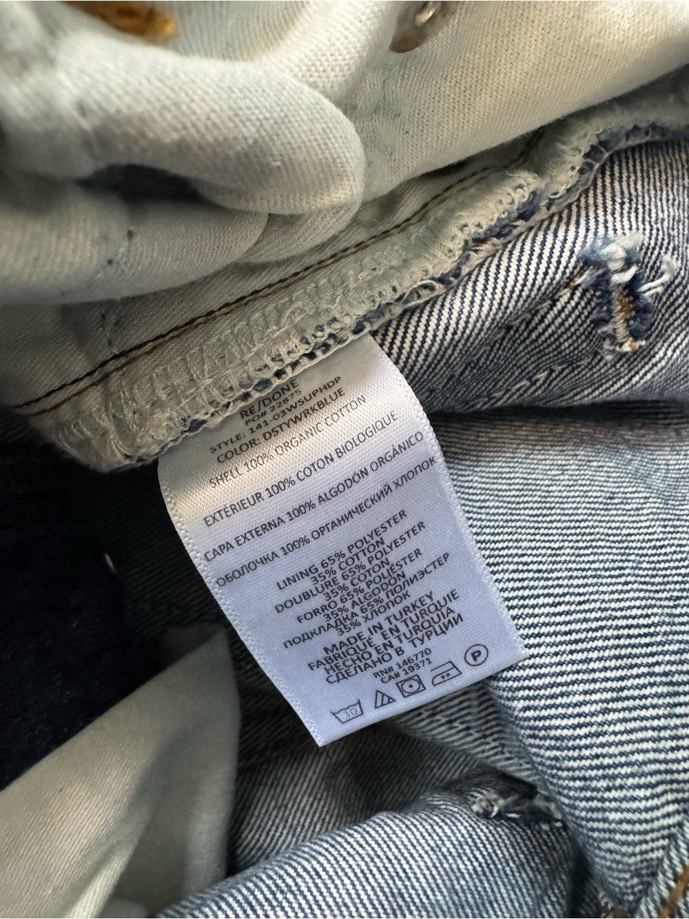 RE/DONE Super High Drain Pipe Jeans Size 25 - Picture 7 of 13